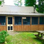 Pinehurst Too, Front of Cabin, lakes and mountains region, Maine