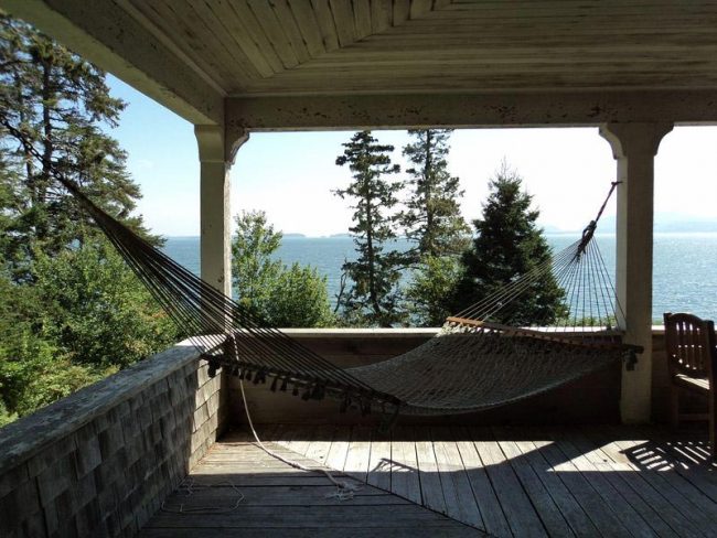 Porch and hammock